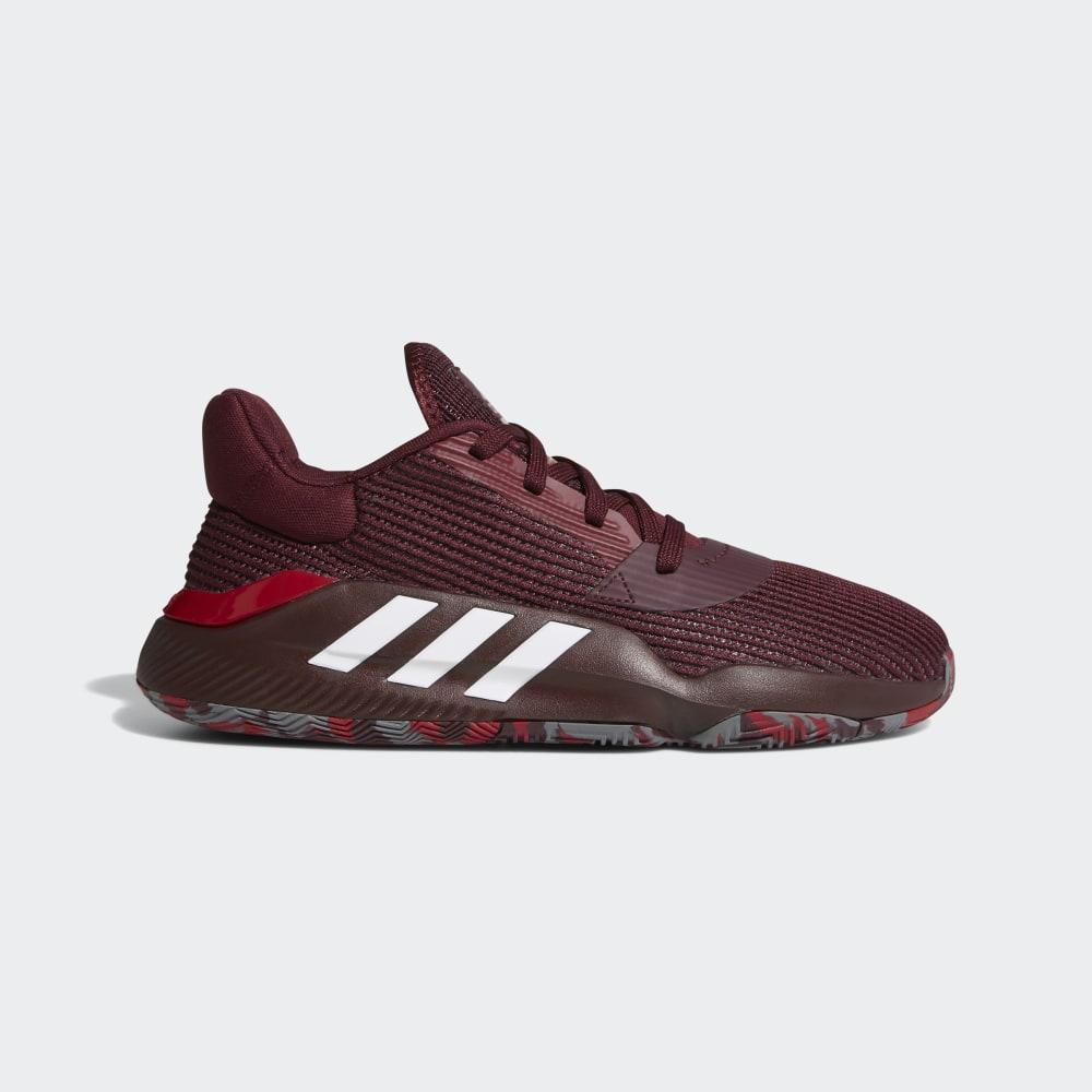 Adidasi Baschet Adidas Pro Bounce 2019 Josi Barbati Romania - Visinii/Albi G26178